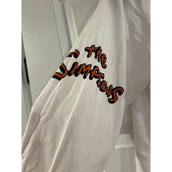 The Simpsons Cotton Boxy Long Sleeve Crewneck Top Size Small NWT - Picture 4 of 5